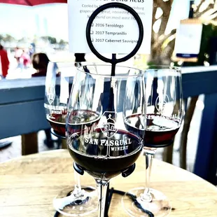 Discover Delta red wine flight