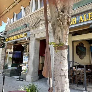 Front of restaurant