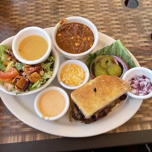 My lunch Soup , Sandwich &amp; Salad Combo Sandwich