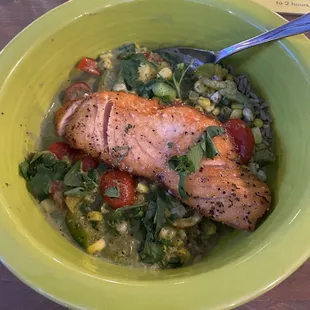 Green Curry Salmon