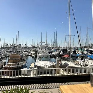 The view from our table.