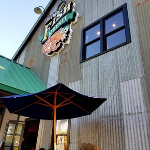 the outside of the building