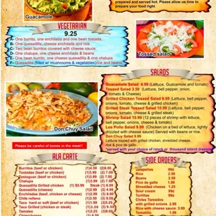 New Menu as of February 2022