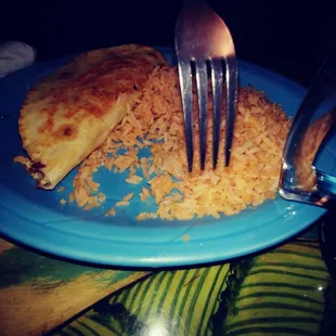 Son refused to move his fork lol