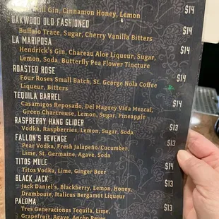 Cocktail Menu 2-23