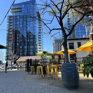 Outside seating