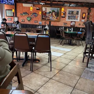 Inside of restaurant