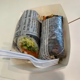 Sushi burrito