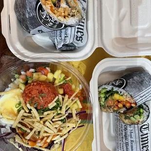 Mambo combo &amp; 2 protein burrito
