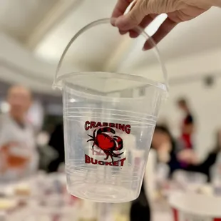 Annual Crab Feed- crab bucket