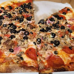 a pizza in a box