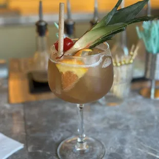 Zero proof Aperol spritz - very refreshing!