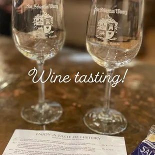 Honeymoon wine tasting!