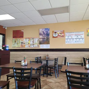 Indoor dining is open