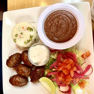 Plato De Chorizo- Salvadorean Sausage- very savory!