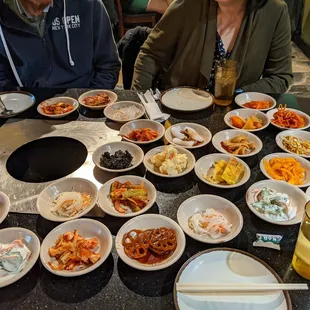 So much banchan!