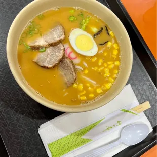 Miso ramen with pork