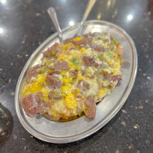 Beef scrambled egg chow fun 1/2022 lunch