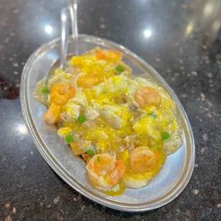 Shrimp Scrambled egg chow fun 1/2022