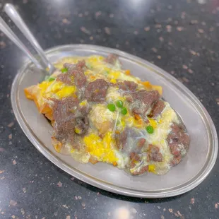 Scrambled eggs beef chow fun 6/2021 (lunch) dine in