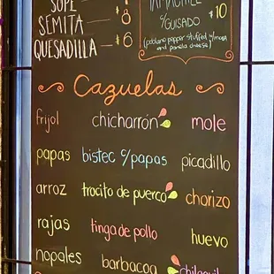 sandwiches, menu