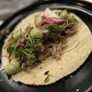 Taco de Carnitas de Pato was absolutely delicious!!