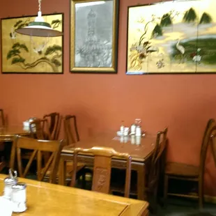 Seating but only took a portion because place is full