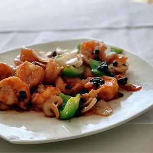 Shrimp with Black Bean Sauce