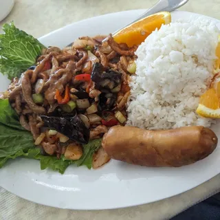 Pork with Garlic Sauce Lunch Special