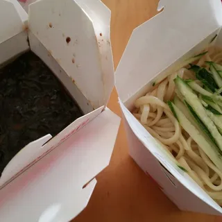 Noodles with Plum Sauce