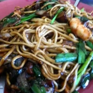 Fried Noodles with Plum Sauce