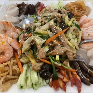 Sauteed Pork with 2 Piece of Skins