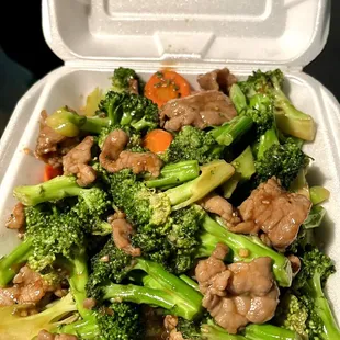 Beef and broccoli went craaaazy