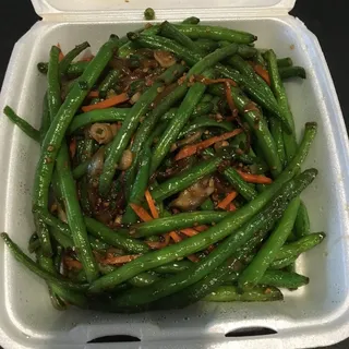 Pan Fried String Beans