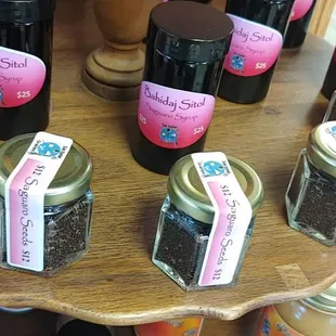 Cactus fruit syrup! Great for the body and taste very sweet. Almost similar to agave. Put on your toast or experiment with fruits!