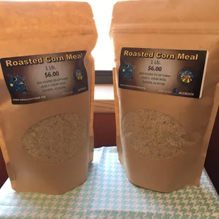 Corn meal. May have to come back for this.