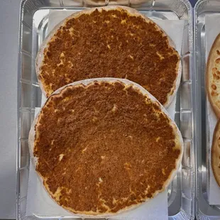 Lahm Ajeen (meat bread)