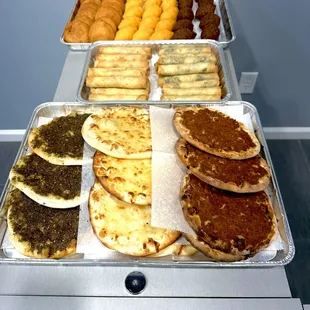 a variety of breads and pastries