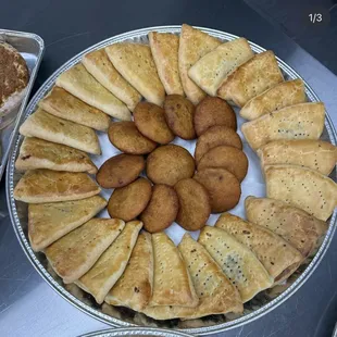 Meat pies and Potato Chop