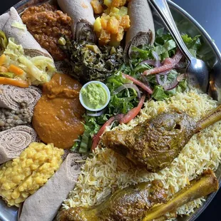 Veggie combo &amp; Mendi