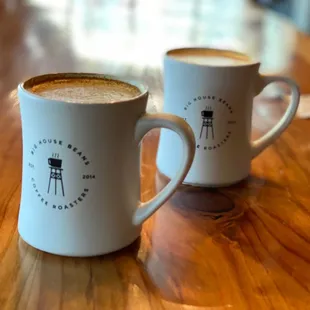 Latte and oat milk golden chai