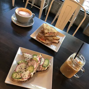 Dill Cream Cheese Toast