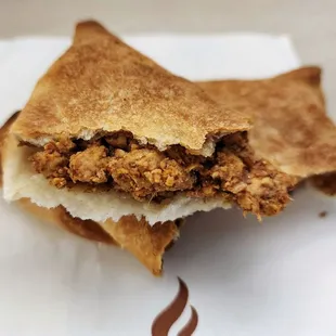 Inside the Chicken Fatayer