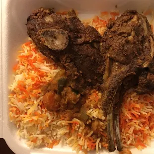 Lamb Haneeth with rice