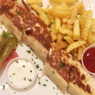 Classic Arabic Shawerma Sandwich