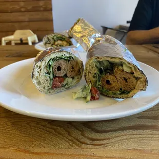 Seekh kebab roll