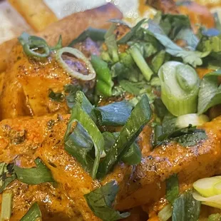 Chicken masala fries