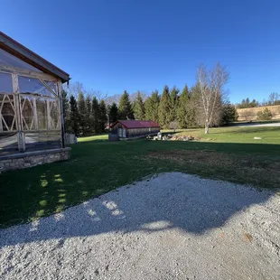outside