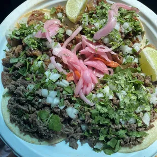 a person holding a plate of food