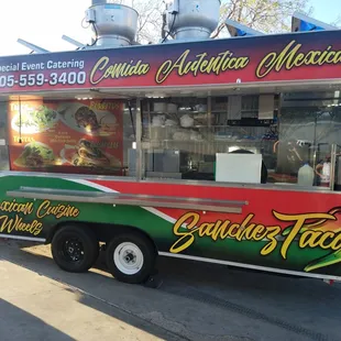 Sanchez Tacos.  Food cart in Bernalillo.